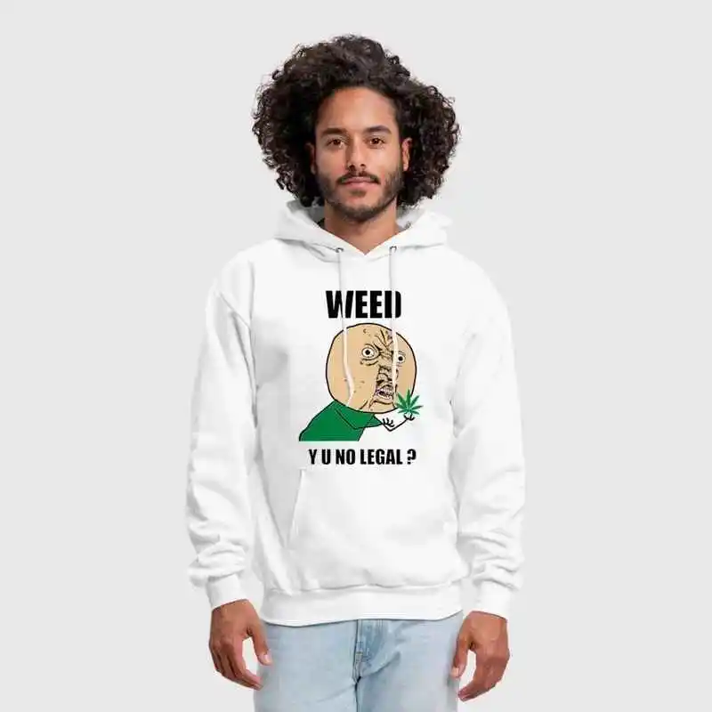 Для Мужчин's weed_y_u_no_legal ручной работы на заказ печати с рисунками из комиксов мем
