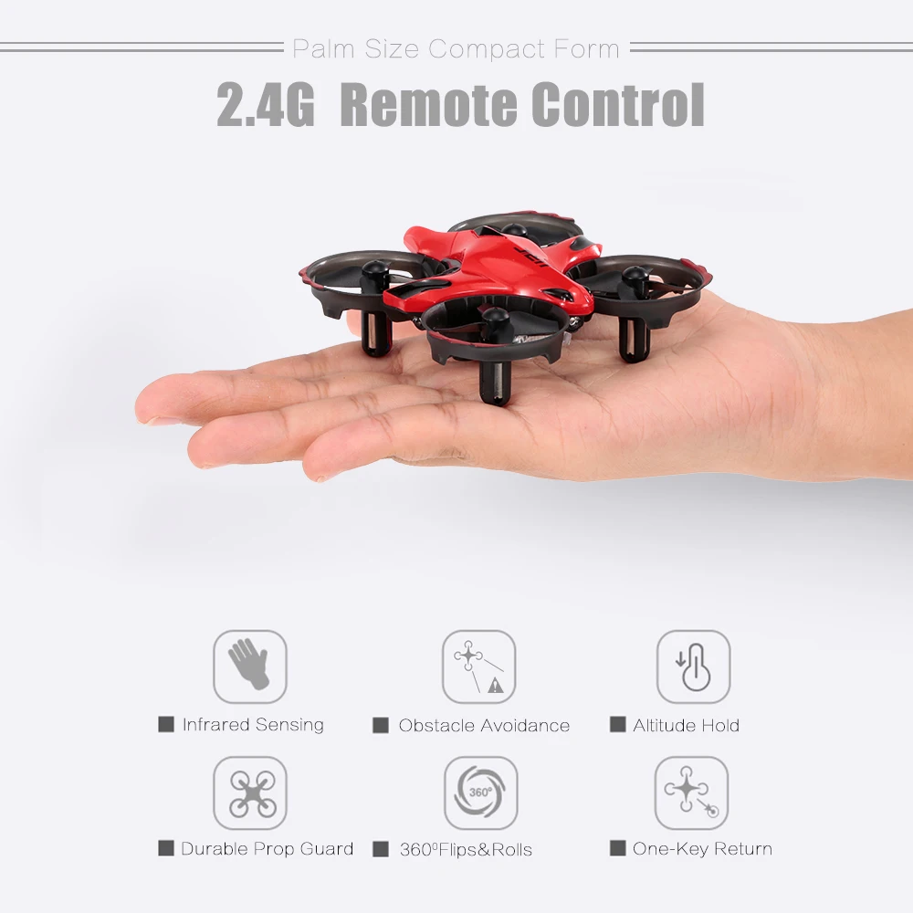 JJRC H56 Радиоуправляемый Дрон TaiChi мини удержание высоты интерактивный