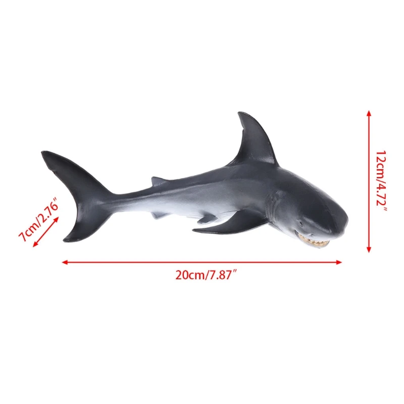 Shark Simulation Animal Model Action Figures Toy Educational Collection Gift Shark Simulation Animal Model Action Figures Toy Educational Collection Gift