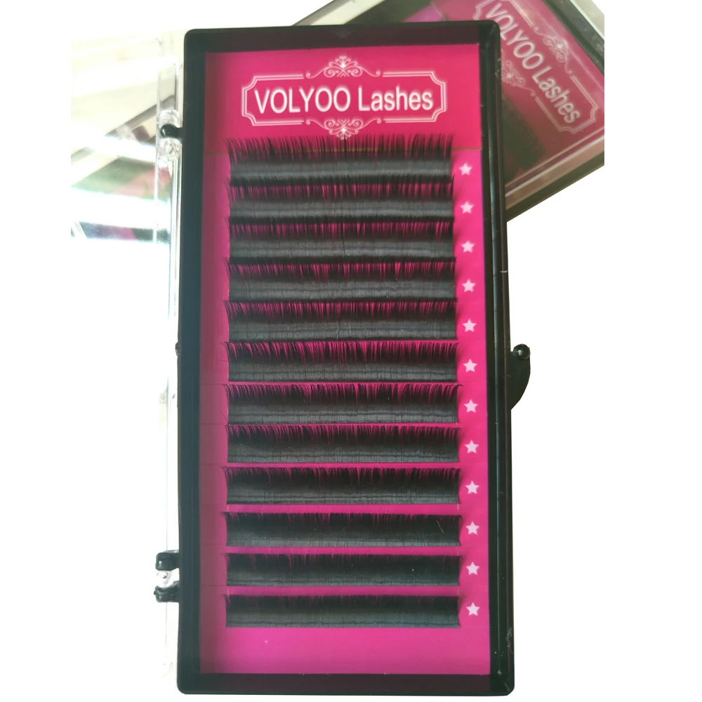 VOLYOO 1 коробка шелковые C/D гибкие 3D Искусственные ресницы|eye lashes|false eye lashesindividual