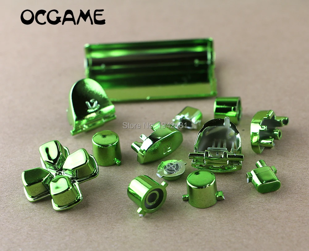 OCGAME 20 компллот ./8 цветов полный набор кнопок хромированные кнопки для PS4