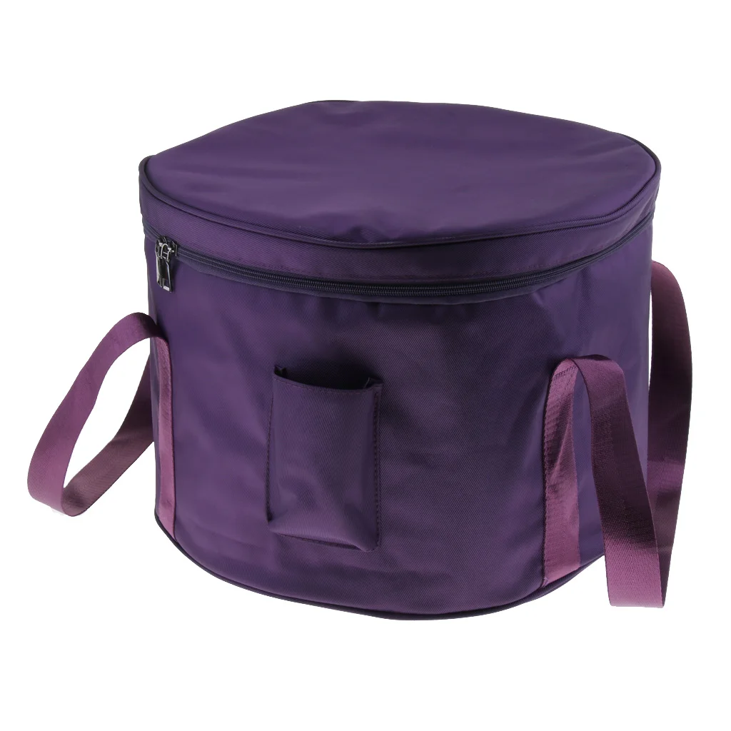 Sunnimix Portable Cotton Storage Carry Case Bag Carrier for 6-14inch Singing Bowl Parts