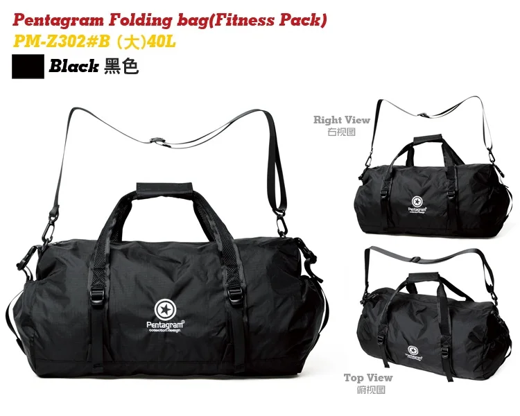 Free Shipping,Brand 40L Folding bag.quality light bag.Multifunction