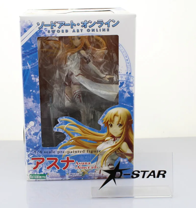 

EMS Shipping 6pcs 8" Version KOTOBUKIYA Sword Art Online S.A.O Asuna Aincrad 1/8 Scale PVC Action Figure Collection Model Toy