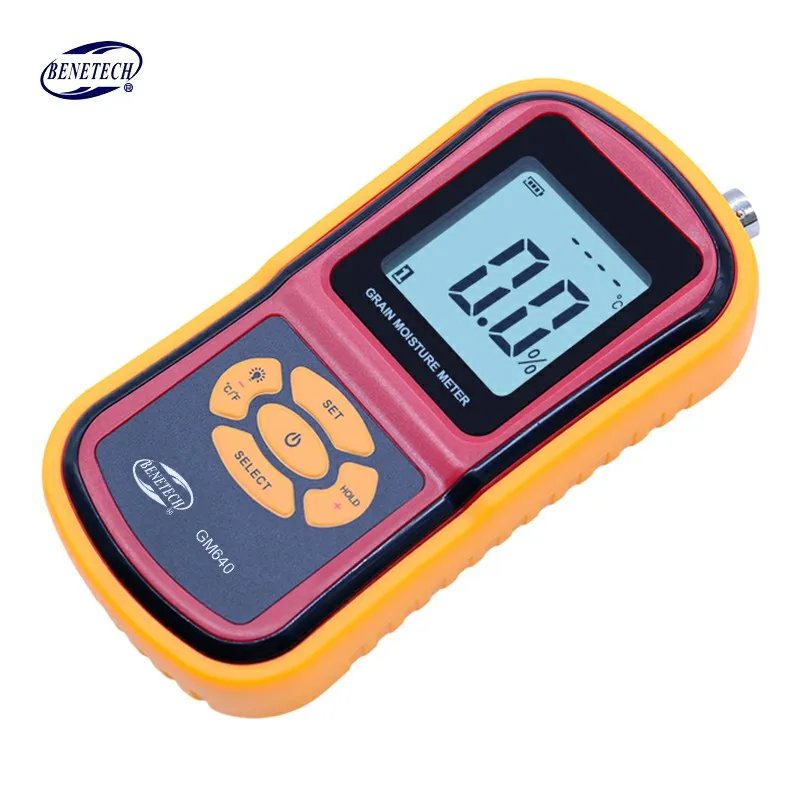 Измеритель влажности еды BENETECH GM640 100% оригинальный измеритель с зондом иглой