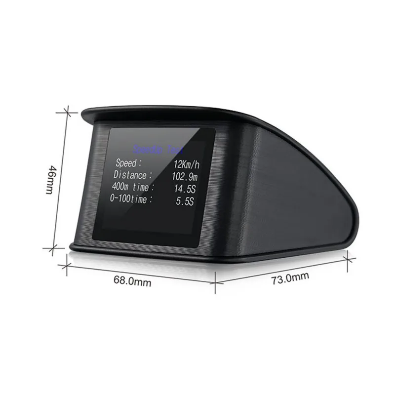 Hud gps OBD Компьютер Автомобильный проектор скорости цифровой измеритель скорости Дисплей Расход топлива Датчик температуры диагностический инструмент