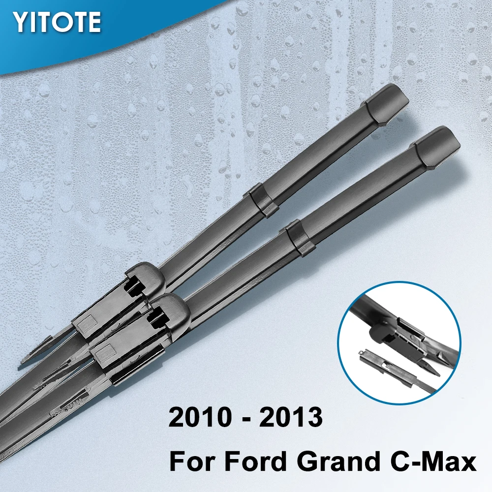 Щетки стеклоочистителя YITOTE для Ford Grand C Max Fit Pinch Tab Arms 2010 2011 2012 2013|Стеклоочистители| |