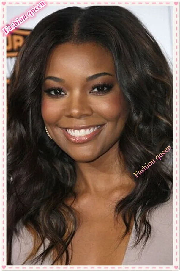 Free Shipping 100 Human Hair Super Sexy Gabrielle Union Celebrity