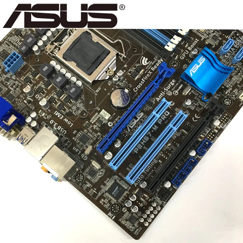 Материнская плата Asus P8H67-M PRO для настольных ПК H67 Socket LGA 1155 i3 i5 i7 DDR3 32G u ATX UEFI биос оригинальная б/у оригинальная материнская плата