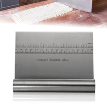 1 шт. скребок для теста для пиццы резак Нержавеющая сталь лопатки для теста лезвия набор для работы с мастикой «сделай сам» торт кухонные Инструменты для декорирования аксессуары