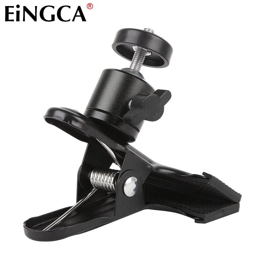 

Photo Studio Super Clamp Holder Mount With Mini Ball Head for Tripod Backdrop Flash Light Stand Support Photography Accessories