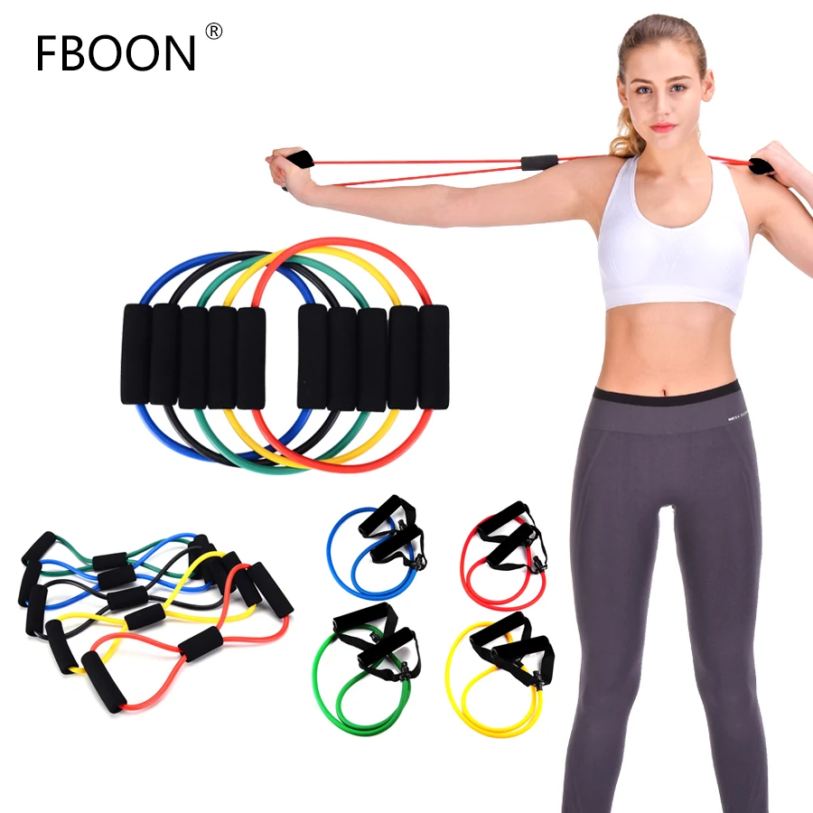 Elastic Tension Rope Fitness Resistance Bands Exercise Tubes Practical 270