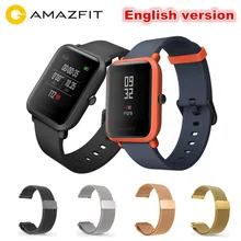 Versi bahasa Inggris Xiaomi Huami Amazfit Bip BIT PACE Lite Pemuda Cerdas Menonton Heart Rate IP68 Waterproof GPS Bluetooth Smartwatch (Cina)