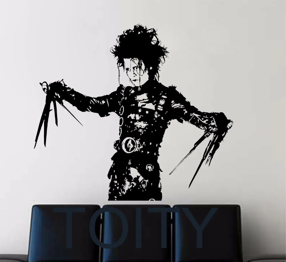 Настенный виниловый стикер Edward Scissorhands Классическая пленка постер наклейка для