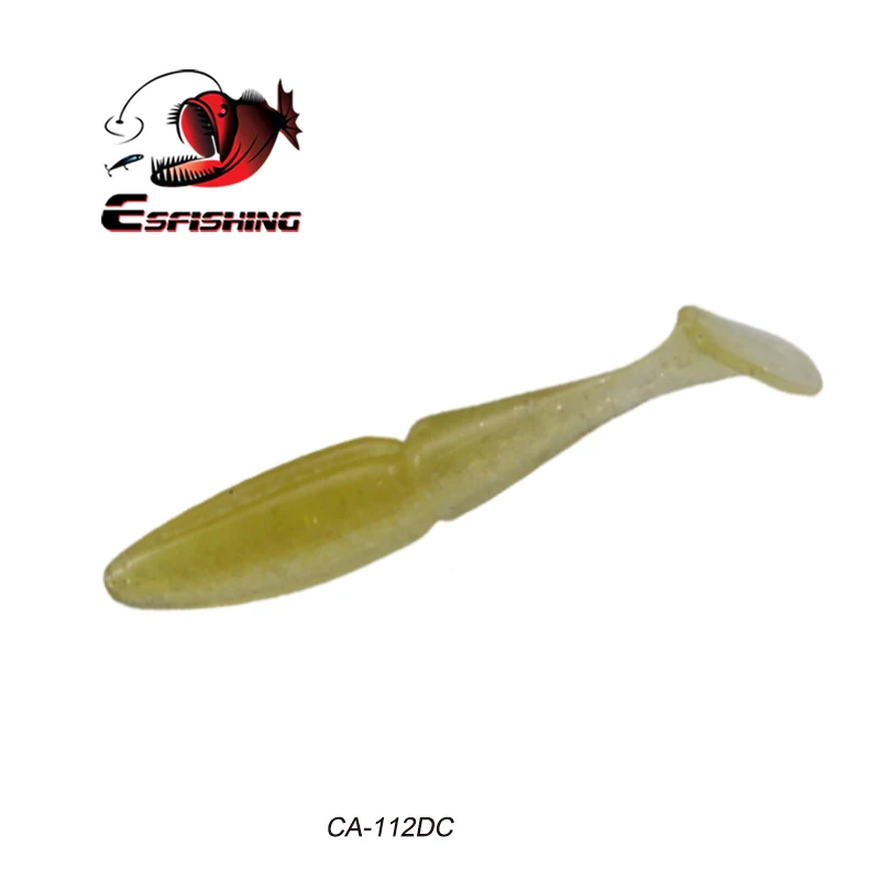 Esfishing мягкие приманки Shad Easy Shiner 50 мм 70 мм 1,2 г 3,8 г Leurre Souple рыболовные снасти Морская рыбалка Jerkbait белый - Цвет: CA112DC