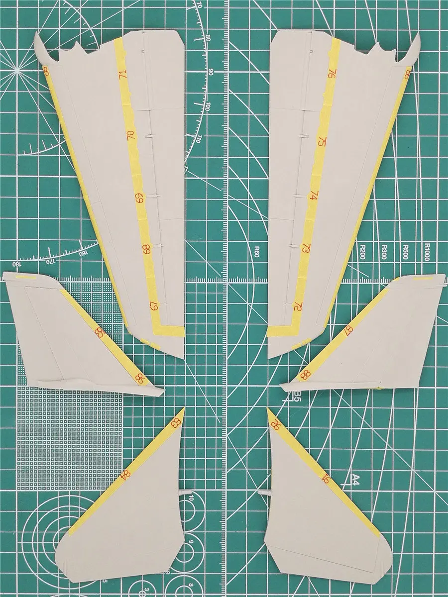 GALAXY MODEL D48004 1//48 F-14A Tomcat Die-cut Flexible Mask for Tamiya 61114