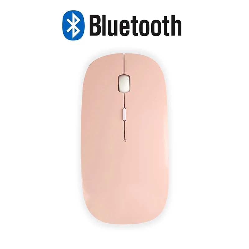 4,0 Bluetooth мышь для Mac book air для Macbook Pro перезаряжаемая Bluetooth мышь для ноутбука - Цвет: Bluetooth Pink