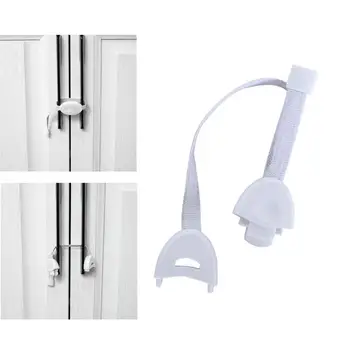 

2Pcs Baby Safety Locks Furniture Restrictor Kids Protection Cupboard Cabinet Fridge Door Lock