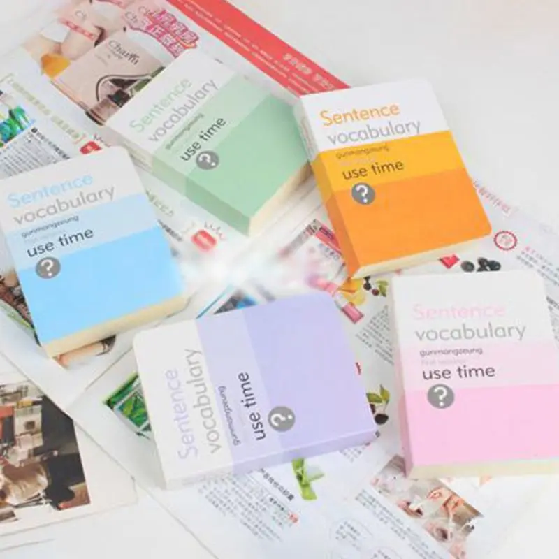 Korean Style Stationery Cute Portable English Words With The Book Review Learning English Small Helper Creative Portable Notes P Korean Style Stationery Cute Portable English Words With The Book Review Learning English Small Helper Creative Portable Notes P