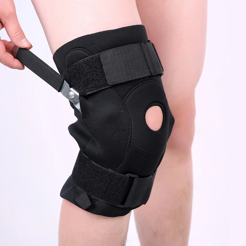 

1pcs Neoprene rehabilitation angle dynamic patella knee support protector brace wraps hinges #ST8819