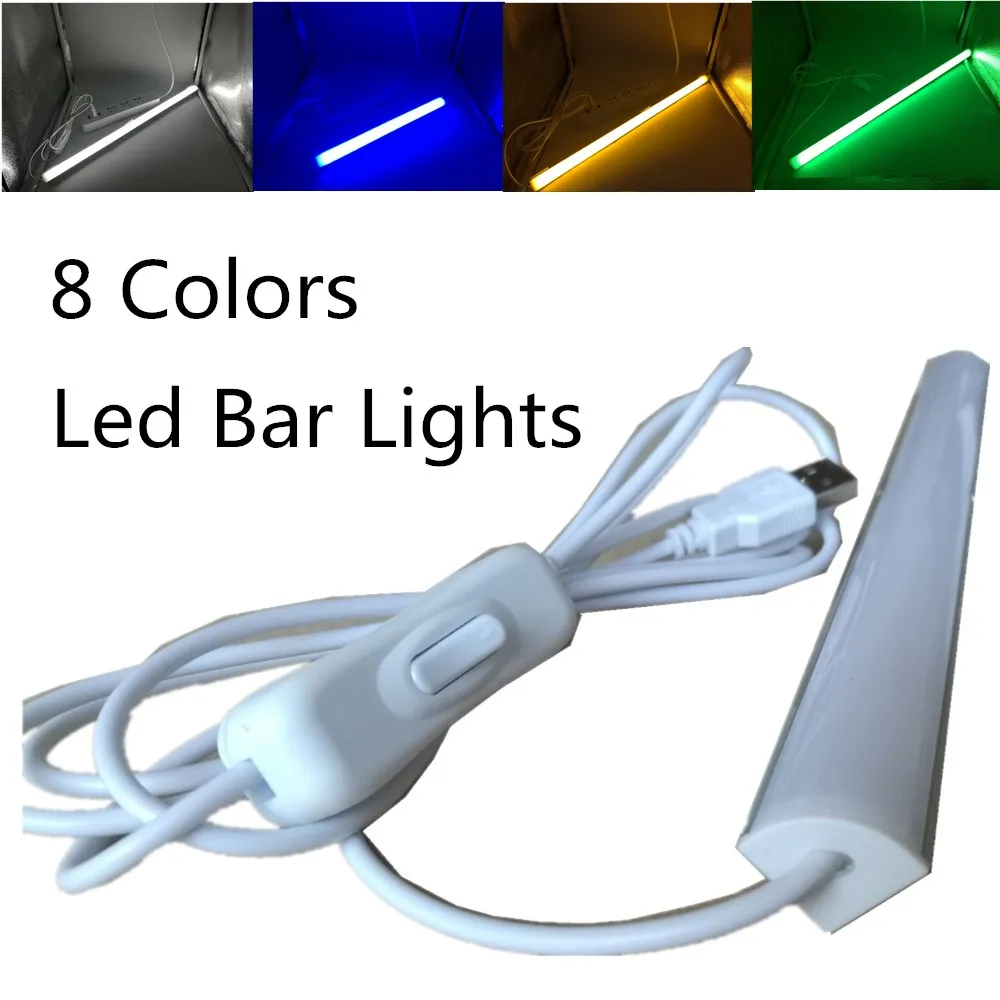 30CM 50CM LED Bar Light 2835 Aluminum LED Rigid Strip Light L shape for wall corner Kitchen under cabinet Light 90 Degree Wall