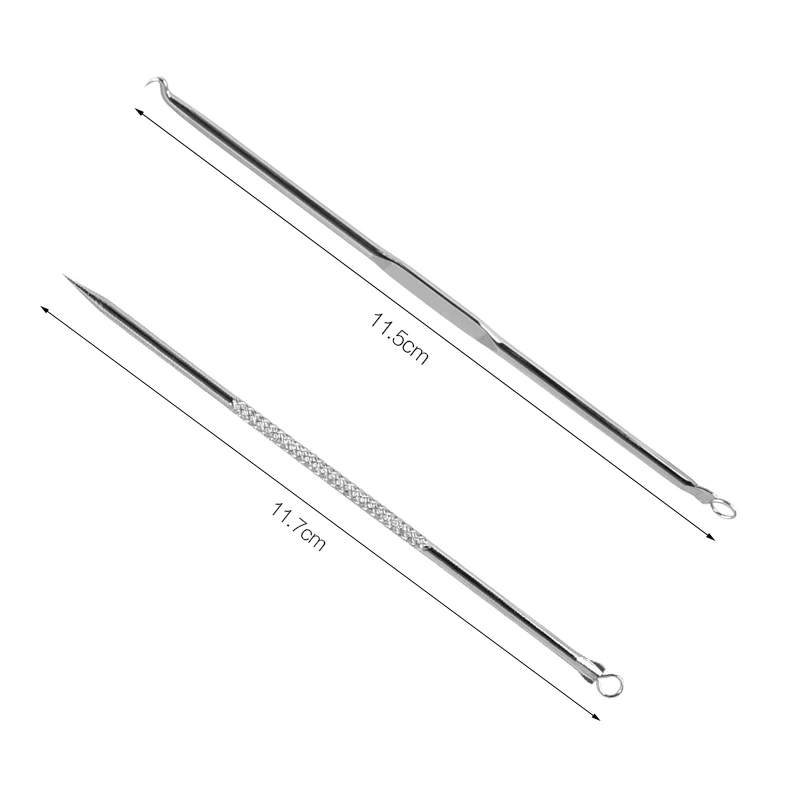  7pcs Acne Tweezer Comedo Machine Set And Brands Removal Pimple Needle Blackhead Remover Black Head 