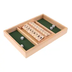 Деревянная коробка настольная игра бросание кости питьевой игры 1-9 для взрослых подарок
