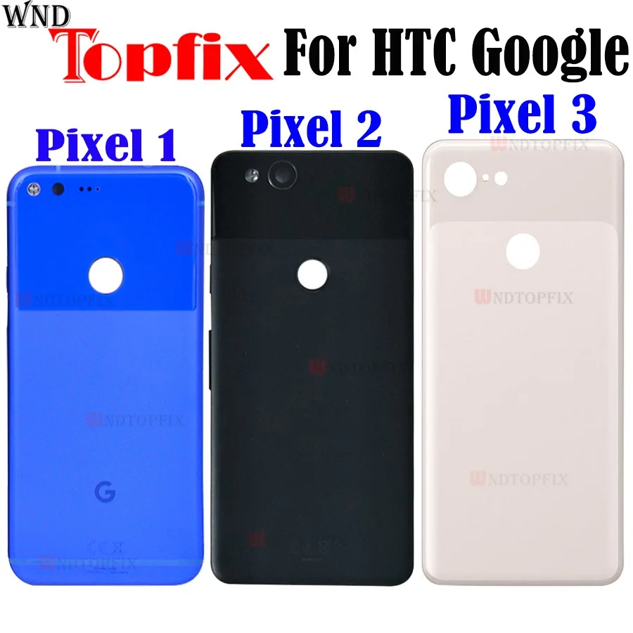 Задняя крышка батарейного отсека для HTC Pixel 2 сменный корпус 2XL Крышка 3 3XL заднее