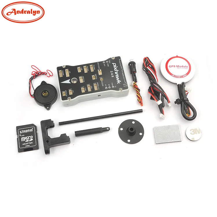 Tarot Pixhawk PX4 2.4.8 32Bit ARM Flight Controller Integrate PX4FMU PX4IO M8N GPS with SD Card Safety Switch & Buzzer Combo Tarot Pixhawk PX4 2.4.8 32Bit ARM Flight Controller Integrate PX4FMU PX4IO M8N GPS with SD Card Safety Switch & Buzzer Combo