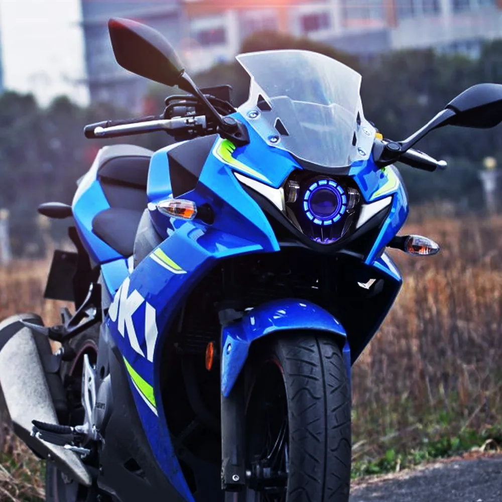 KT полная СВЕТОДИОДНАЯ фара в сборе для Suzuki GSX250R