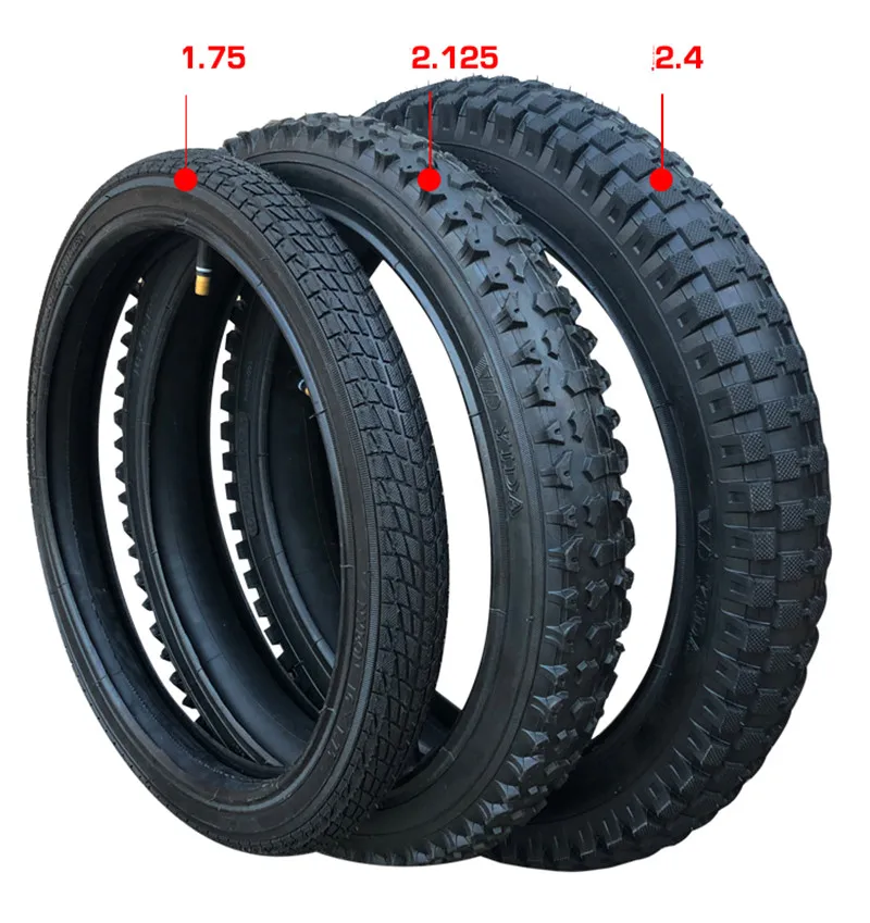 1pcs Children's bicycle tires 12/14/16/18X1.75/2.125/2.40 Children Bike Tires Child Bike Tires Cycling Parts