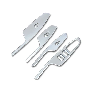 

2016 2017 for Kia Optima K5 Window Lift Switch Button Cover Trim Decor ABS 4pcs (Only fit for Left Hand Drive)