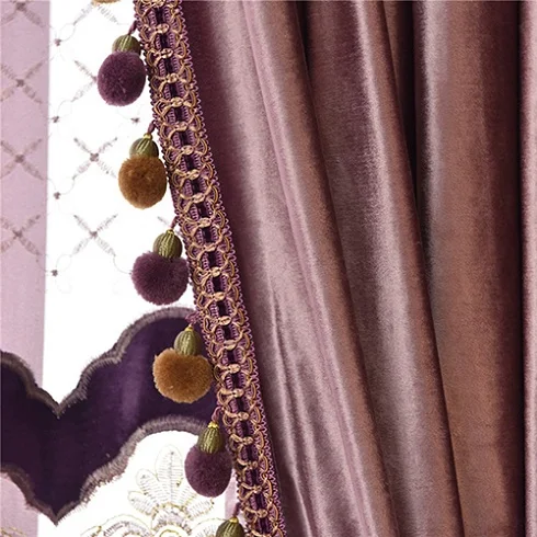 Топ Мода Европейский итальянский фланелевый ткань шторы для спальни Гостиная однотонное бархатное шторы на окно законченный - Цвет: 1pc curtain