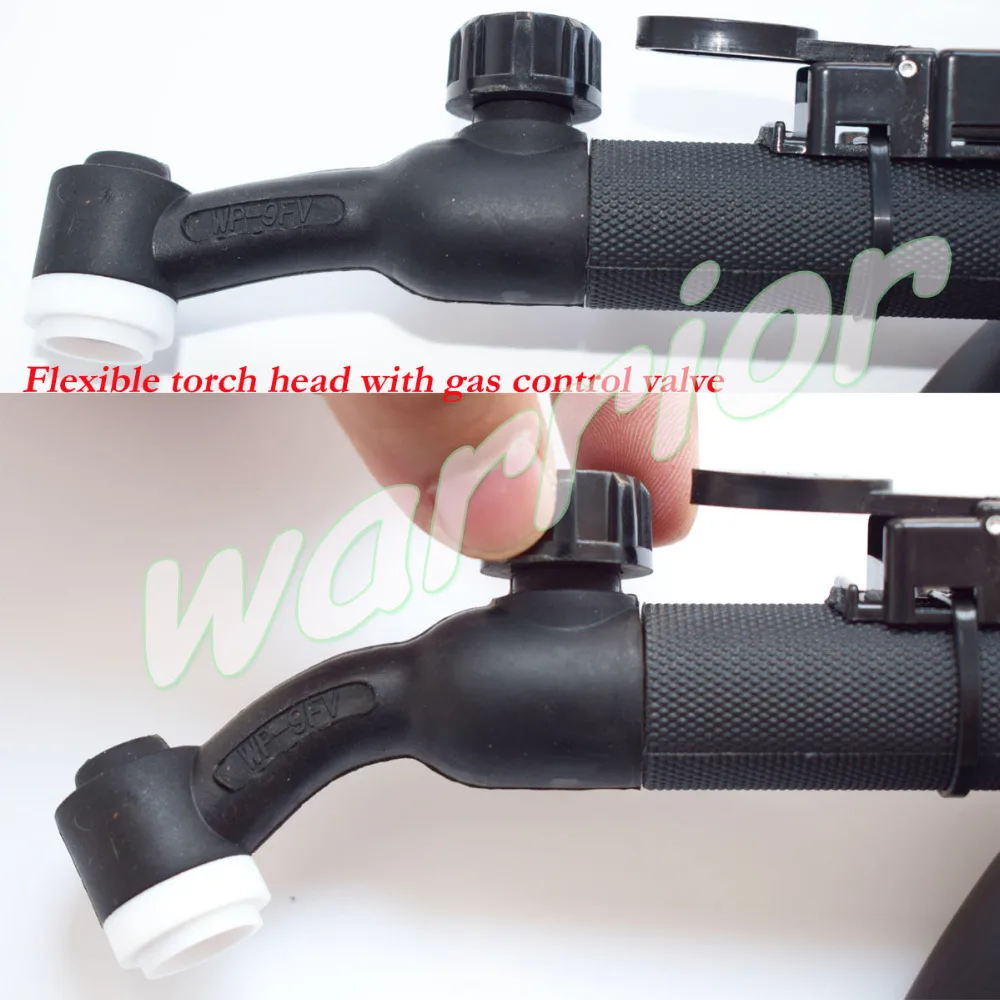 Сварочный фонарь TIG гибкая головка контроль газового клапана 4 метра 12 футов|tig