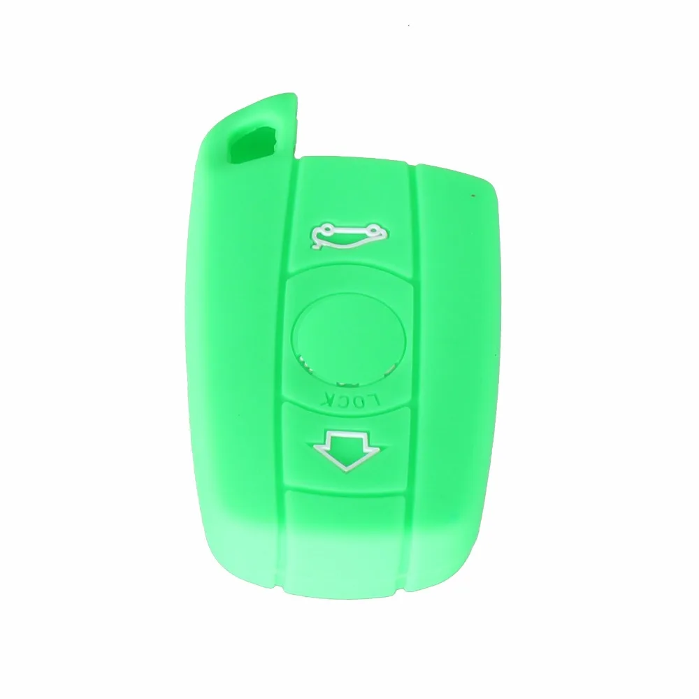 Силиконовый чехол для ключей KEYYOU BMW 1 3 5 6 X серии Smart Fob держатель кнопки E90 E91 E92 E60|case