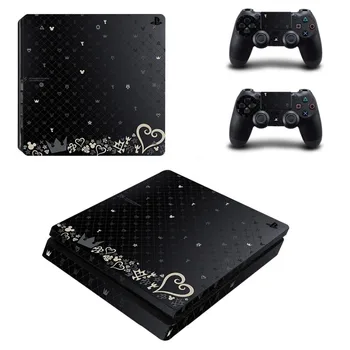 

Game Kingdom Hearts 3 PS4 Slim Skin Sticker For Sony PlayStation 4 Console and Controller Decal PS4 Slim Sticker Vinyl