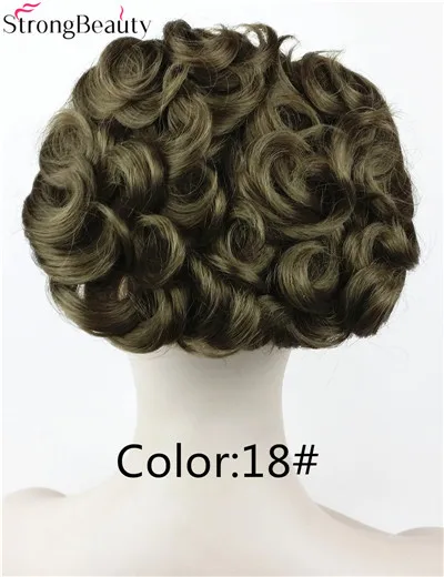 Сильный Красота Для женщин Синтетические волосы Chignon Расчёски и гребни для волос зажим для волос большой Bun парик 16 Цвет