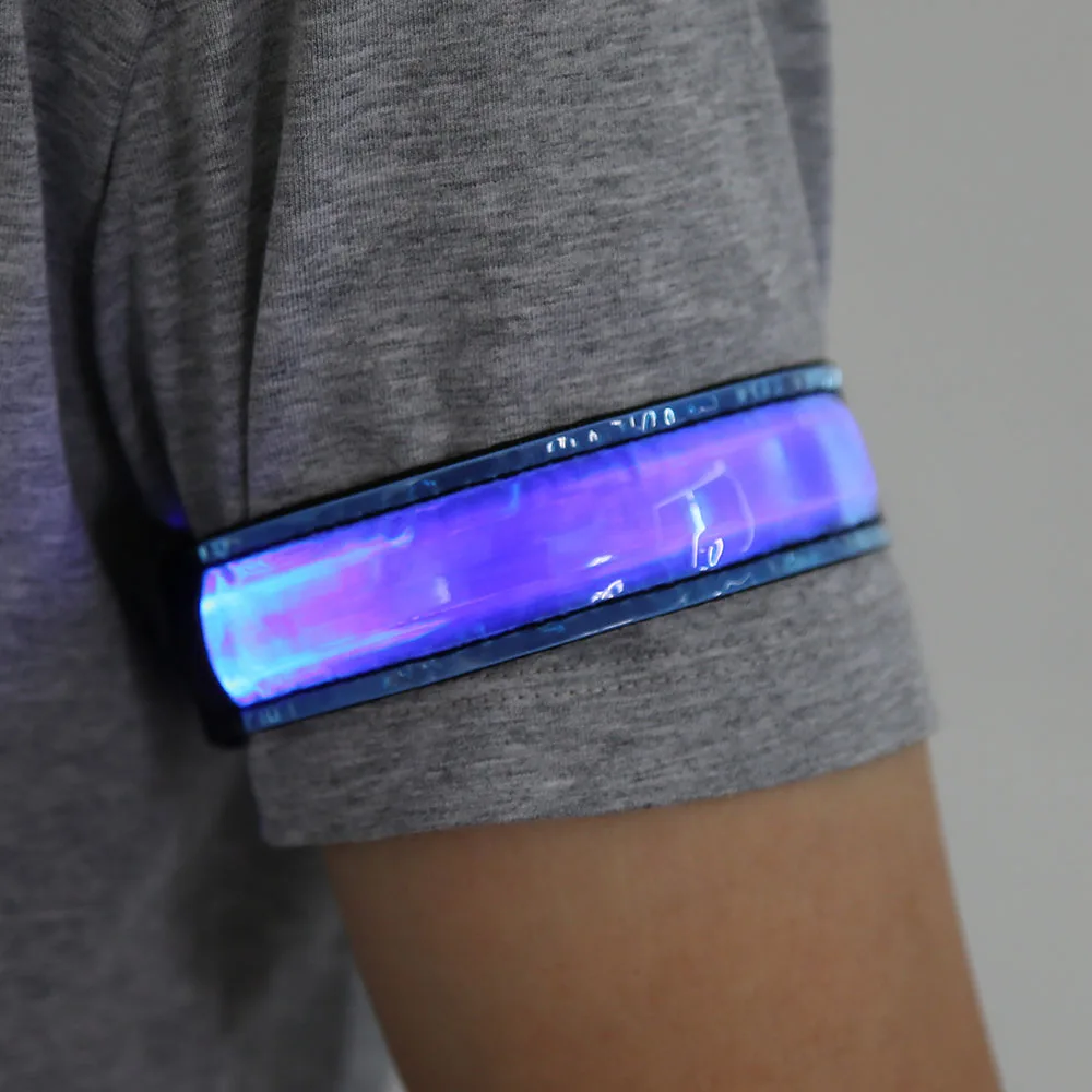 Cheap Riding Bike Bicycle Light Glowing Band Portable Wristband Outdoor Sports Night Running Light Safety Jogging Led Arm Leg Warning 9