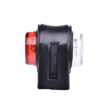 

Side Marker Lights 2PCS 8LED Side Marker Lights White Red Lamp Compatible With 10-30V Trailer Truck