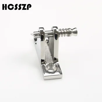 

Bimini Top Base Mount Hinge with Quick Release Pin Angled 316 Stainless Steel Marine Kayak Canoe Boat Cover Bimini Sprayhood