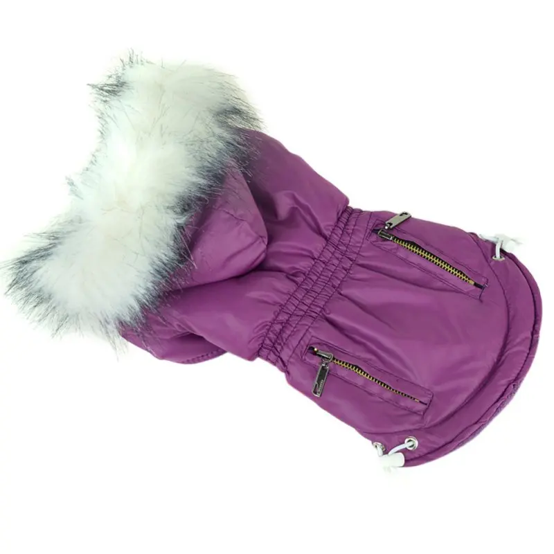 Зимняя куртка для собак, куртки для собак, толстовка с капюшоном для маленьких собак, плотная куртка, одежда, верхняя одежда, 5 цветов