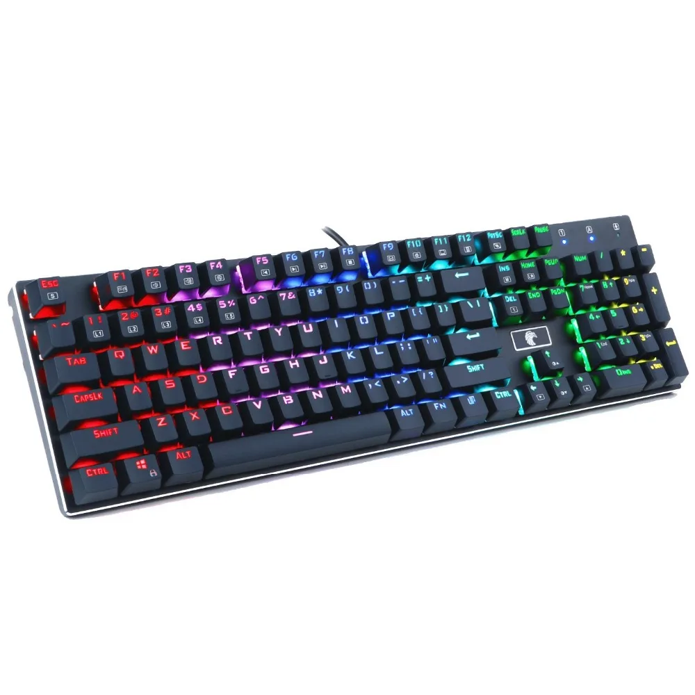 Z-88 Mechanical Gaming Keyboard Red Switches RGB Backlit Mechanical Keyboard for Gamer PC Laptop