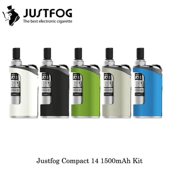 

In Stock JustFog Compact 14 Kit 1500mAh Compact14 Vaporizer Kit Electronic Cigarette 1.2ohm/1.6ohm Q14 Clearomizer Tank Vape Kit