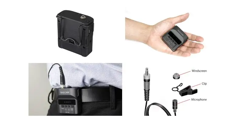 Tascam DR-10L высококачественный Миниатюрный цифровой аудиомагнитофон с петличный микрофон легкий корпус