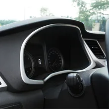 Strumento Calibro Telaio di Copertura Trim Per Hyundai Tucson 2015 2016 Chrome Interno Cruscotto Autoadesivo della Struttura Per Hyundai Tucson 2017 2018