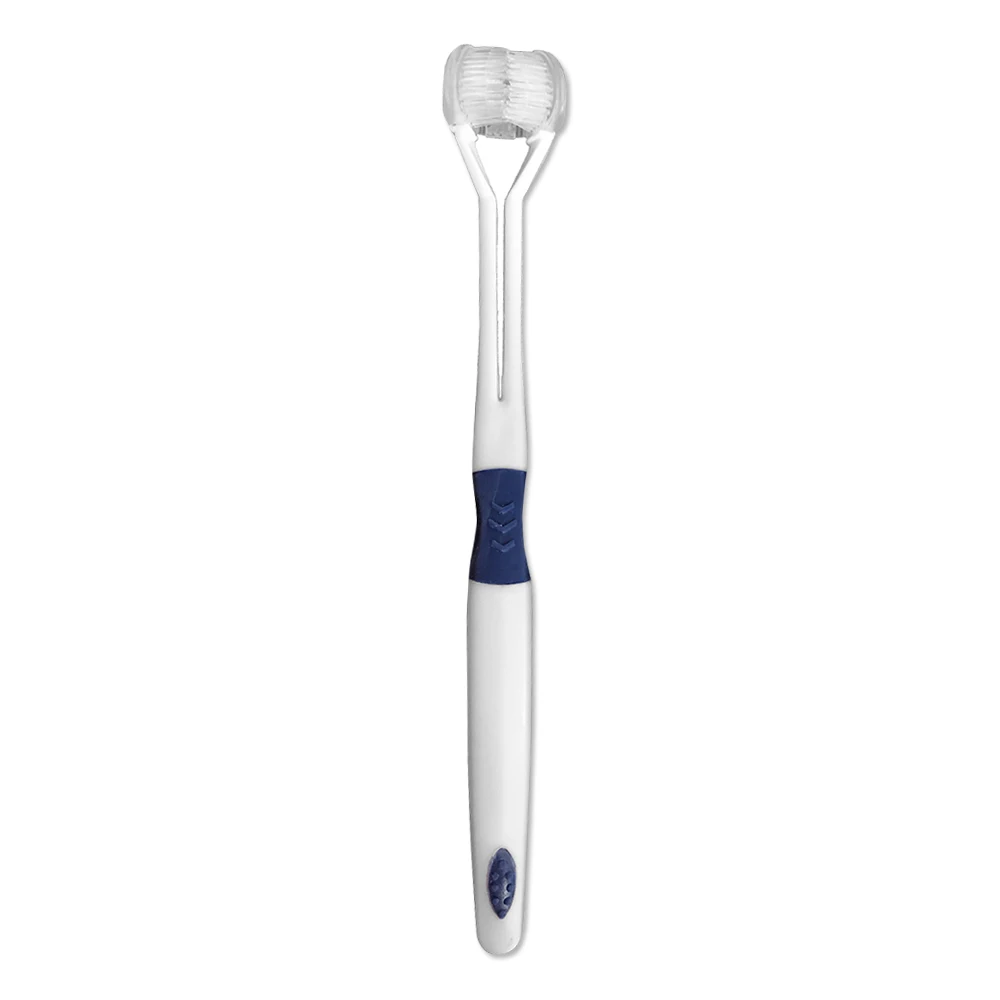 3-сторонняя Зубная щётка на очень тонком каблуке зубные щетки с мягкой щетиной для полости рта чистка зубов электрическая зубная щетка для взрослых детей MH88 - Цвет: Kids blue