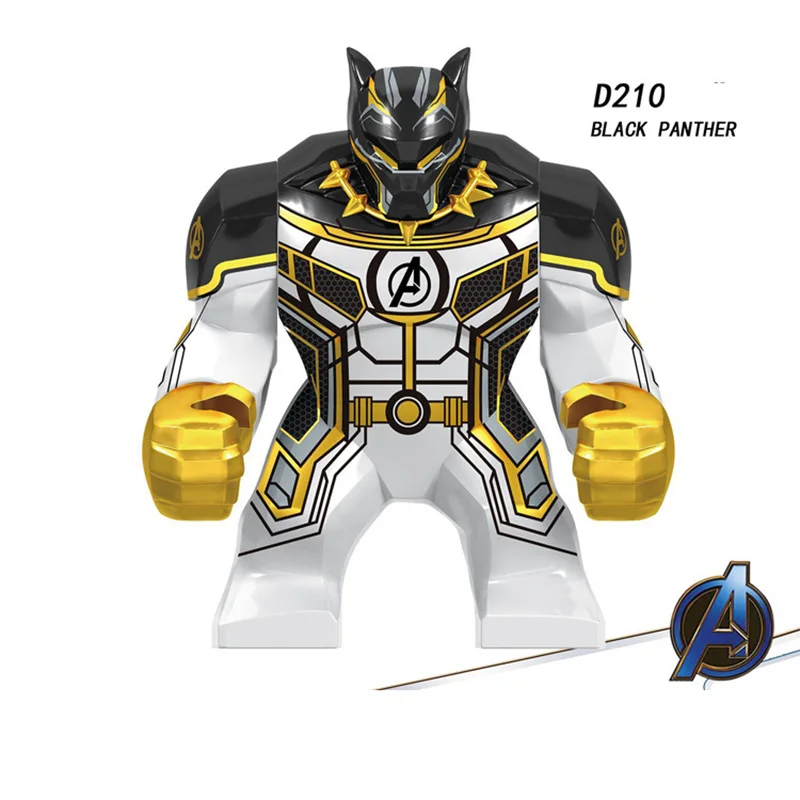 

Single Sale LegoINGlys Super Heroes Marvel Big SizeFigures Avengers 4 Endgame Black Panther Building Blocks Model Toys Gifts
