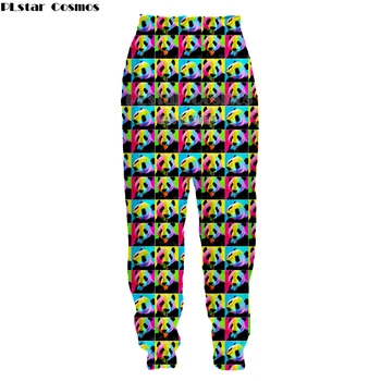 

PLstar Cosmos Fashion Unisex Cute animal 3D Printed women men Newest colorful Panda loose long Pants casual jogger Trousers
