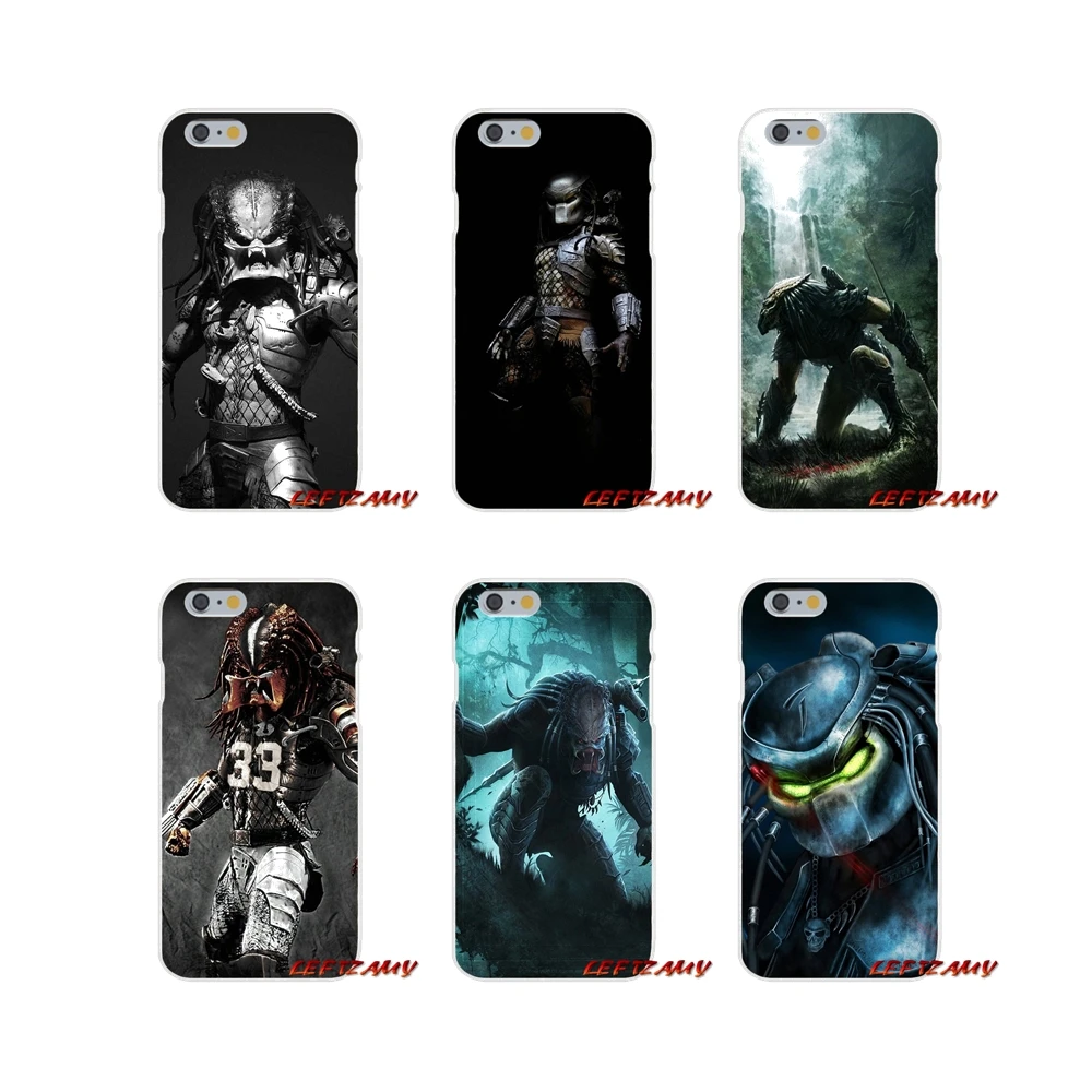 Для iPhone X XR XS MAX 4 4S 5 5S 5C SE 6 6S 7 8 Plus ipod touch Alien vs Predator Роскошные гибридные прозрачные
