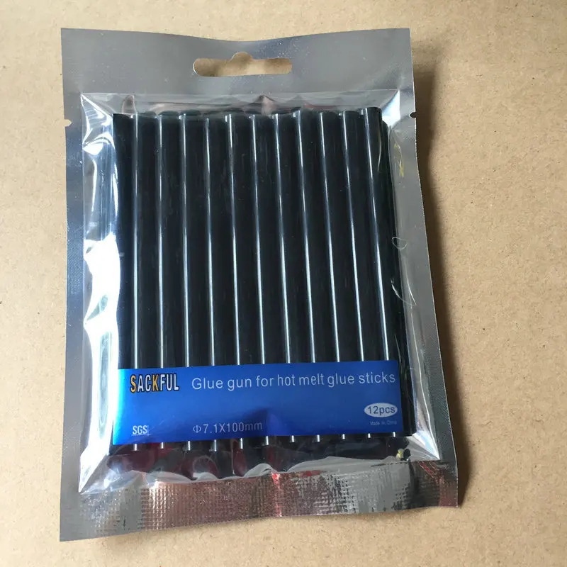 Hot Sale 12Pcs/Lot 7.1mm x 100mm Hair Extension Glue Sticks Hot Melt Glue Stick for Hair Extension
